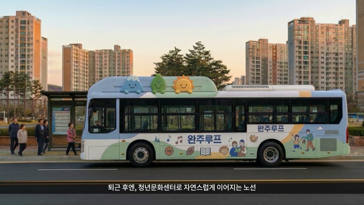완주루프 — 수소 셔틀버스 컨셉