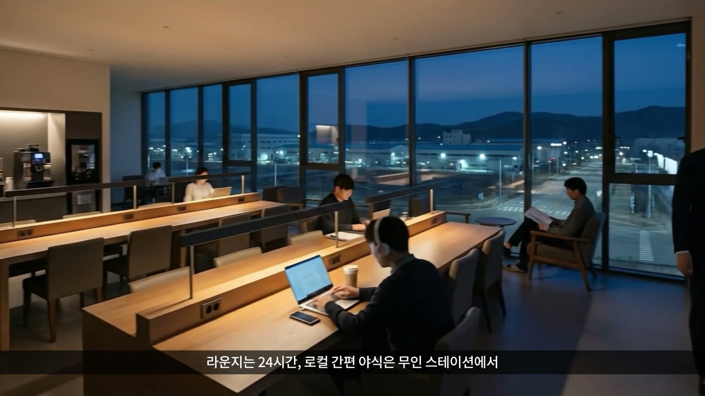 인더-스테이 라운지 컨셉